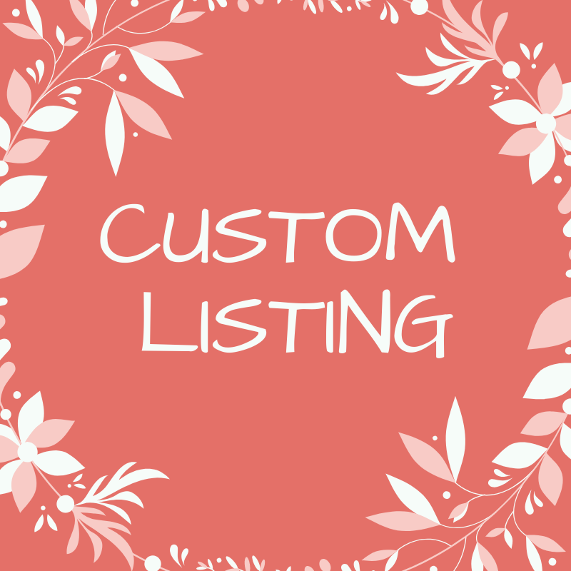 **CUSTOM LISTING** for Shaina