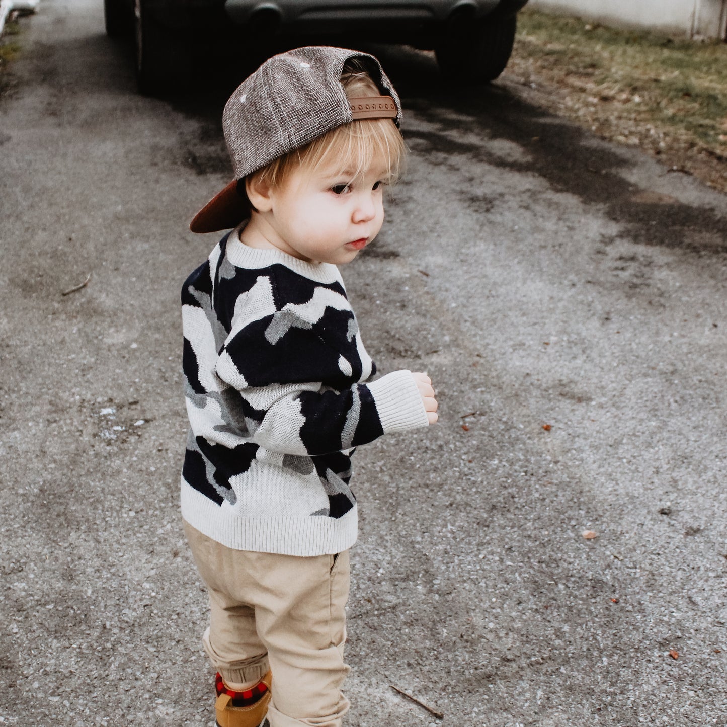 Cozy Camo Sweater