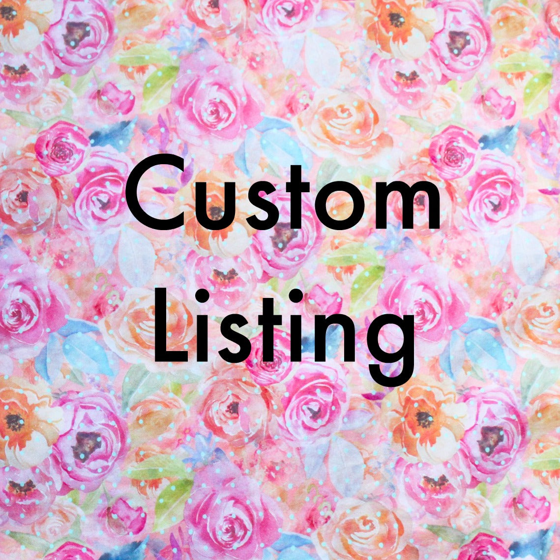 **Custom Listing** for Stephanie