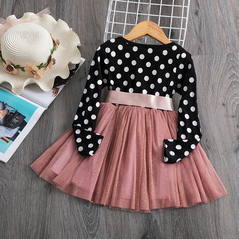 Girls Polka Dot Tutu Dress