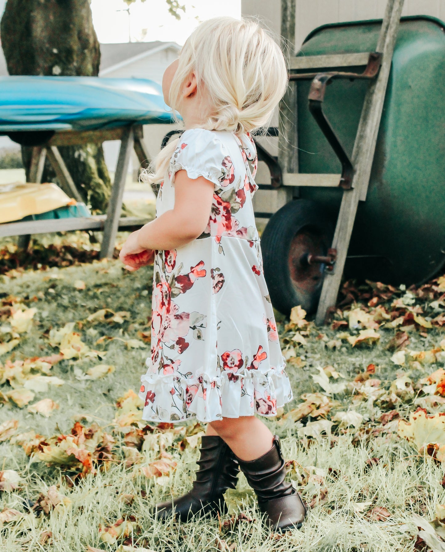 Floral Print Girls Dress