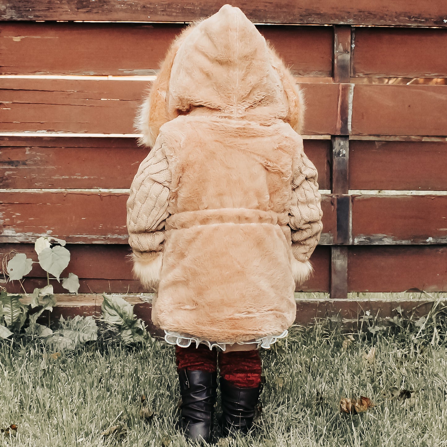 Girls Faux Fur Winter Coat