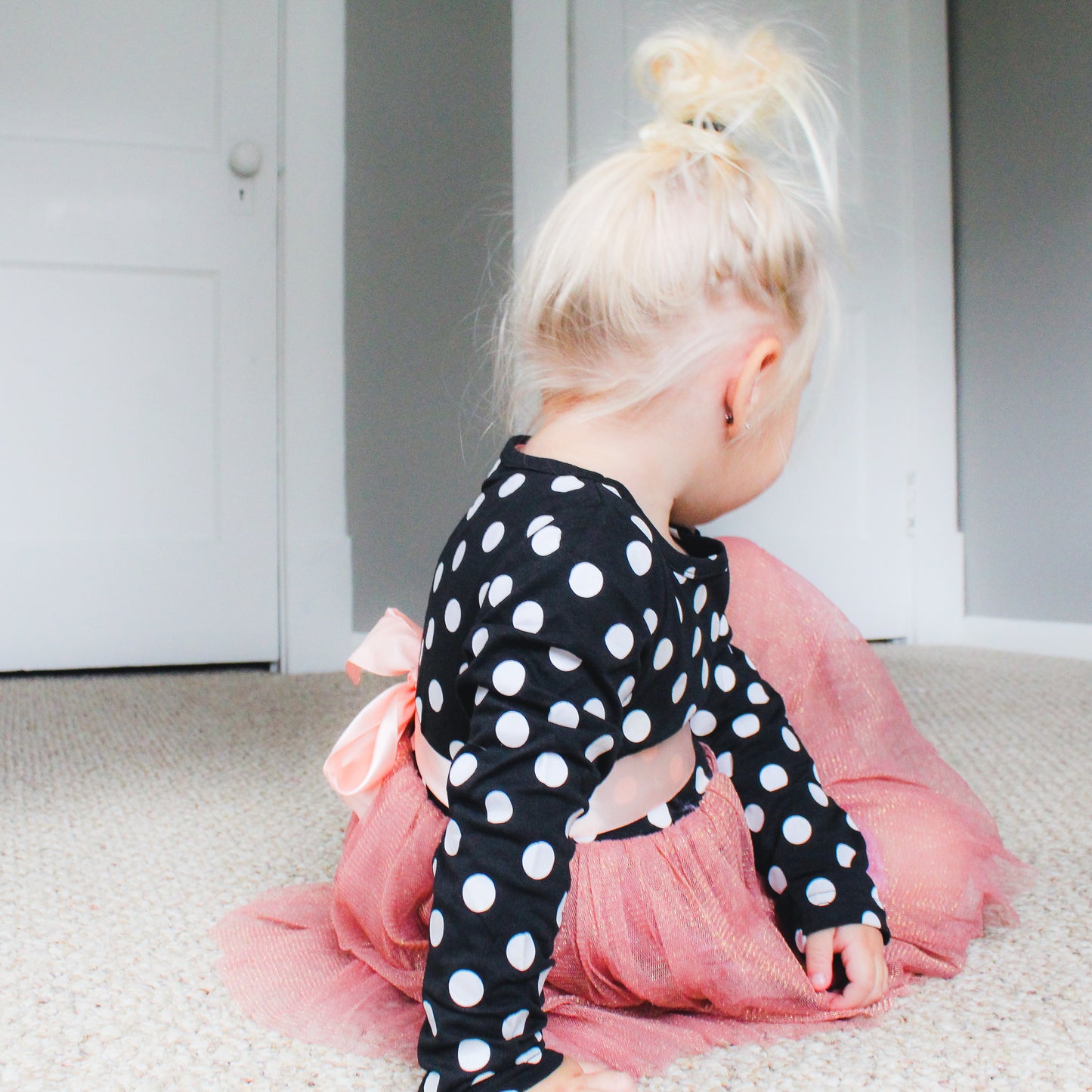 Girls Polka Dot Tutu Dress