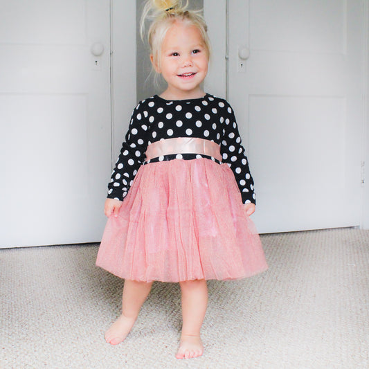 Girls Polka Dot Tutu Dress