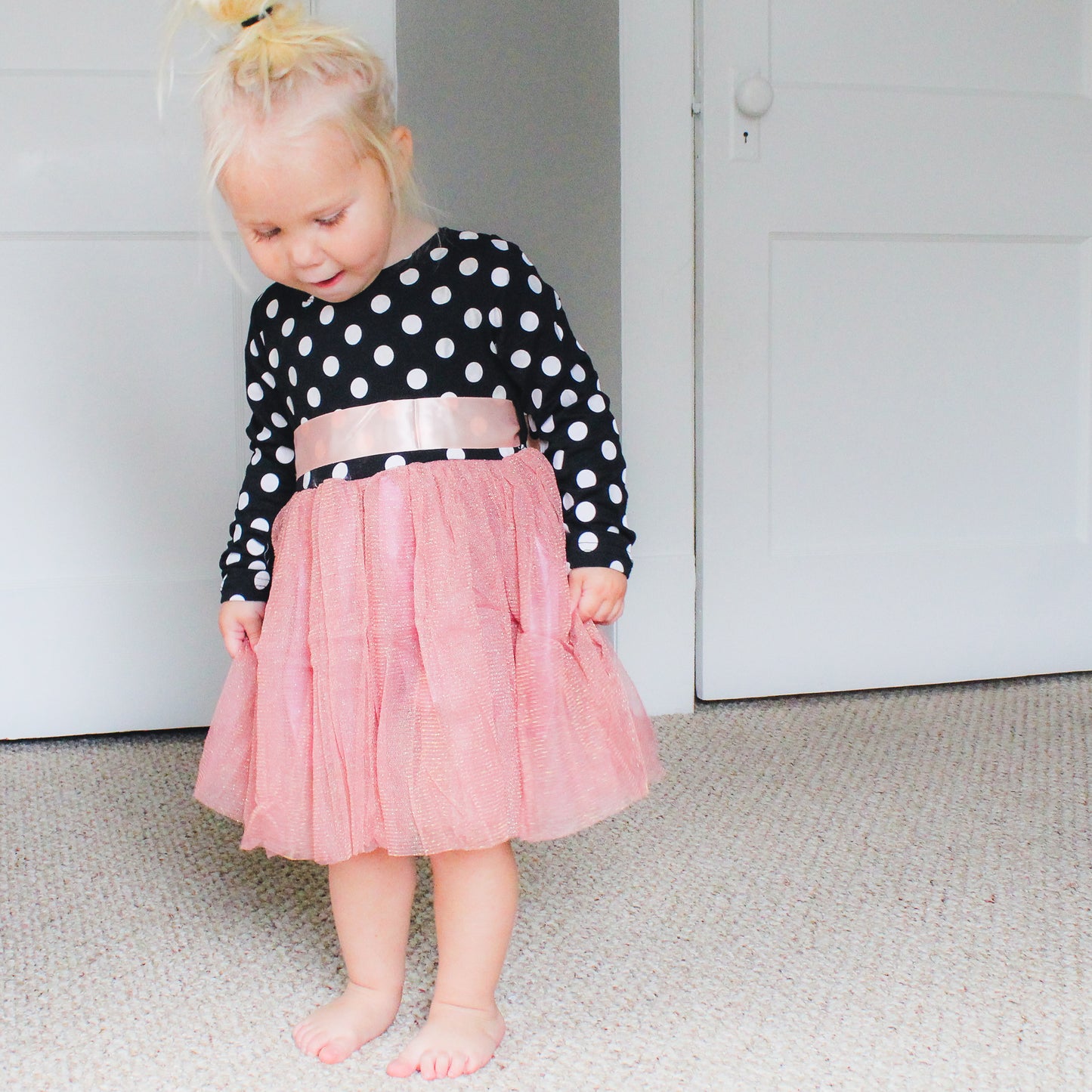 Girls Polka Dot Tutu Dress