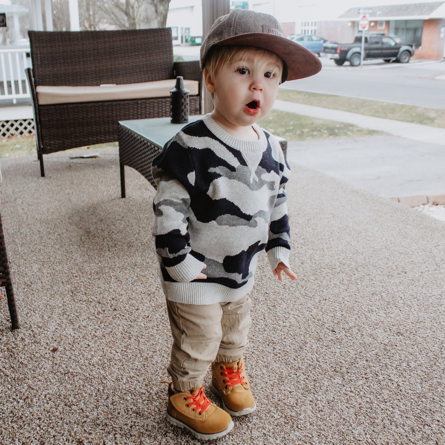 Cozy Camo Sweater