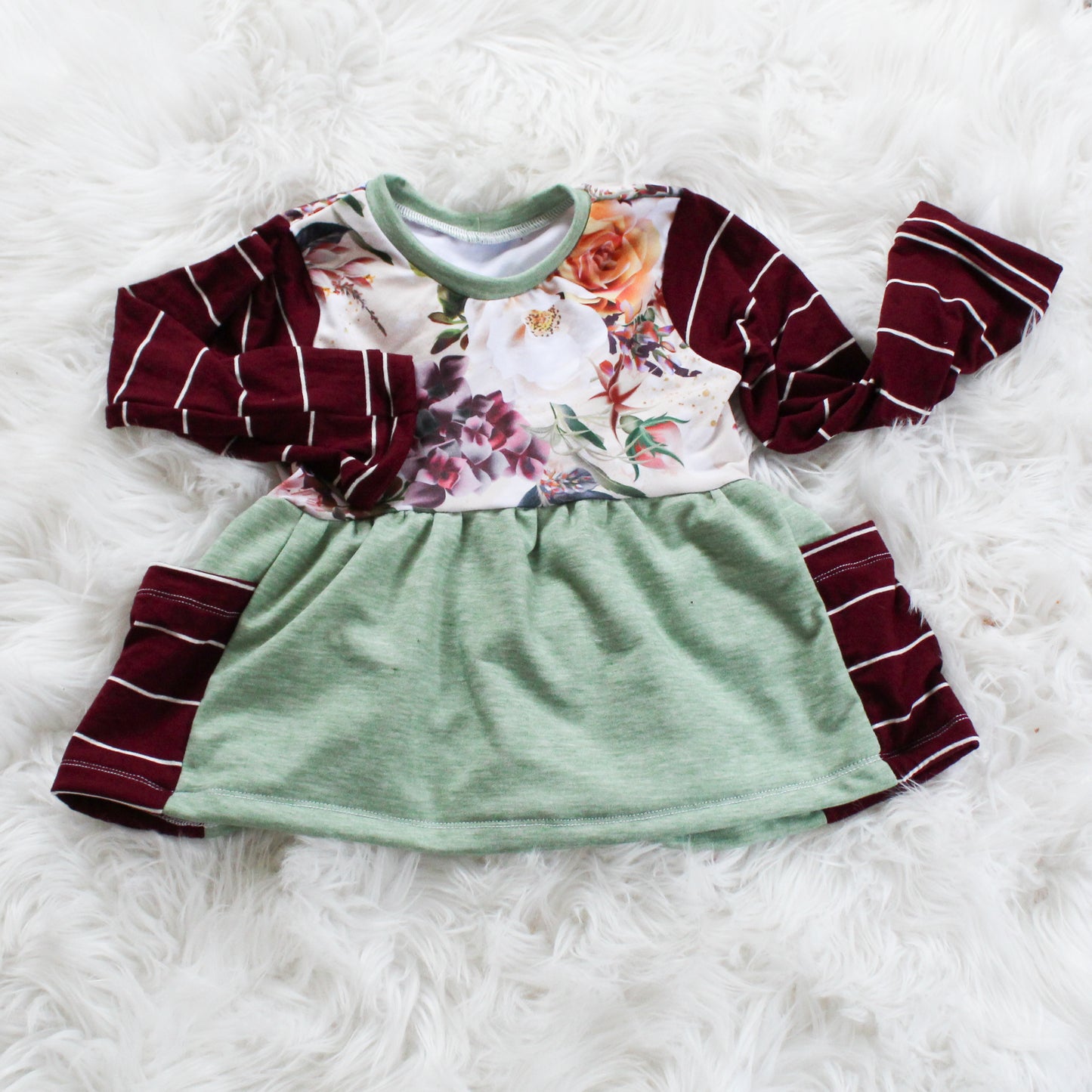 Size 3/4 Oversized Pocket Peplum