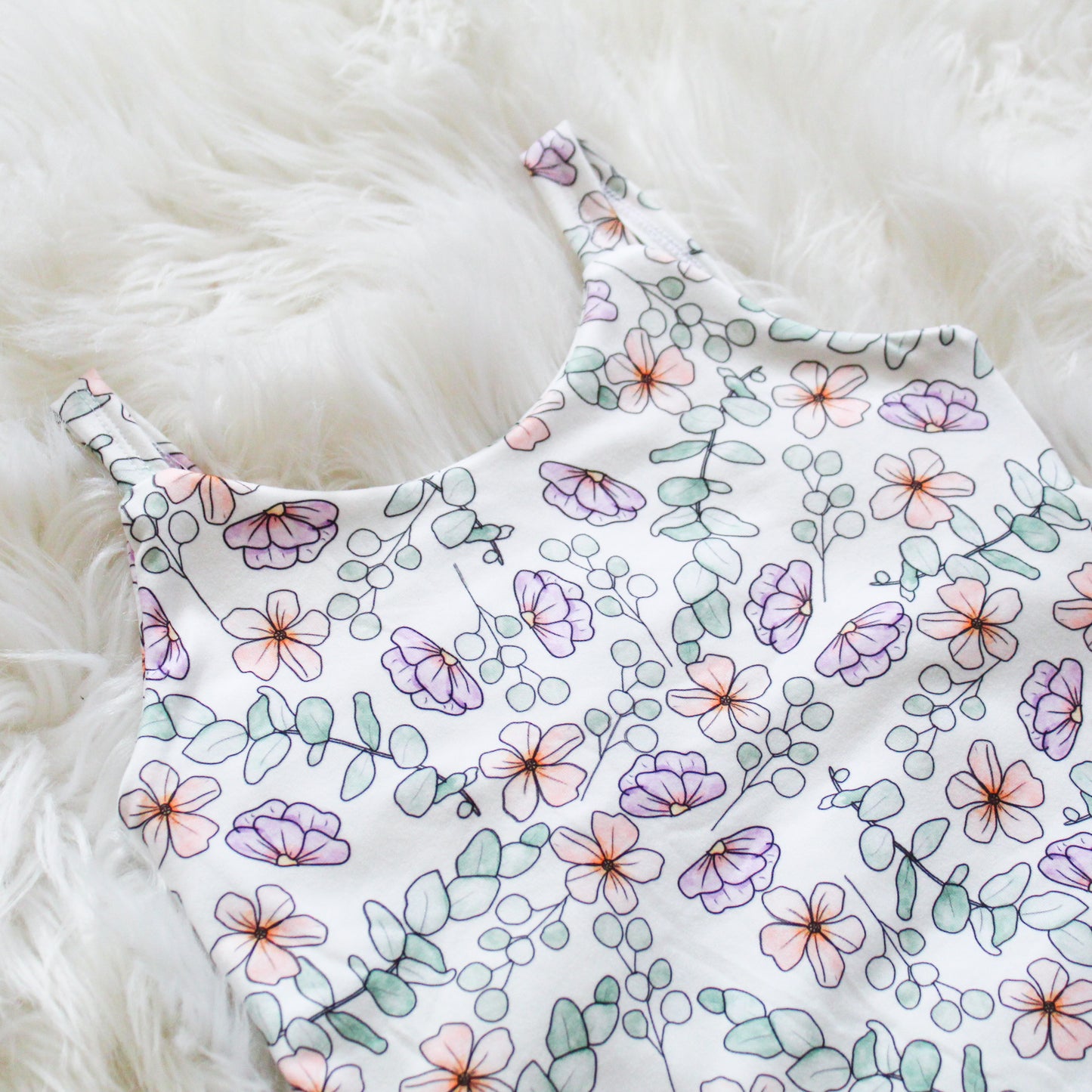 3t Floral Swing tank top