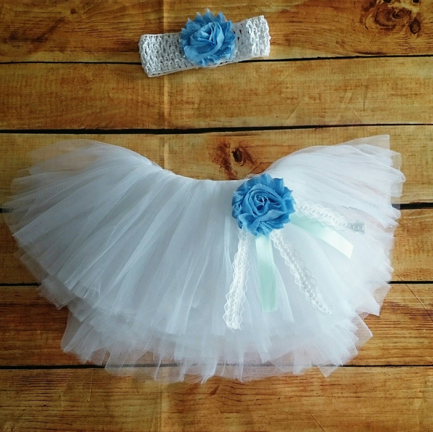 Baby girl tutu and headband set