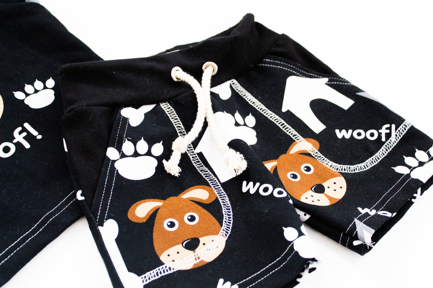 3-6 month Woof! Tank Top and Pocket Shorts Set