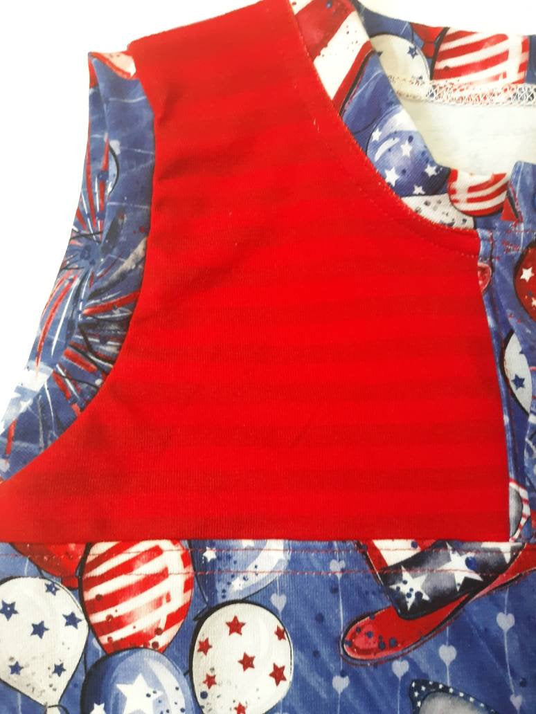 2t gender neutral Fourth of July/ Independence day tank top