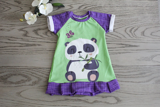 Girls 9-12 month Panda Dress